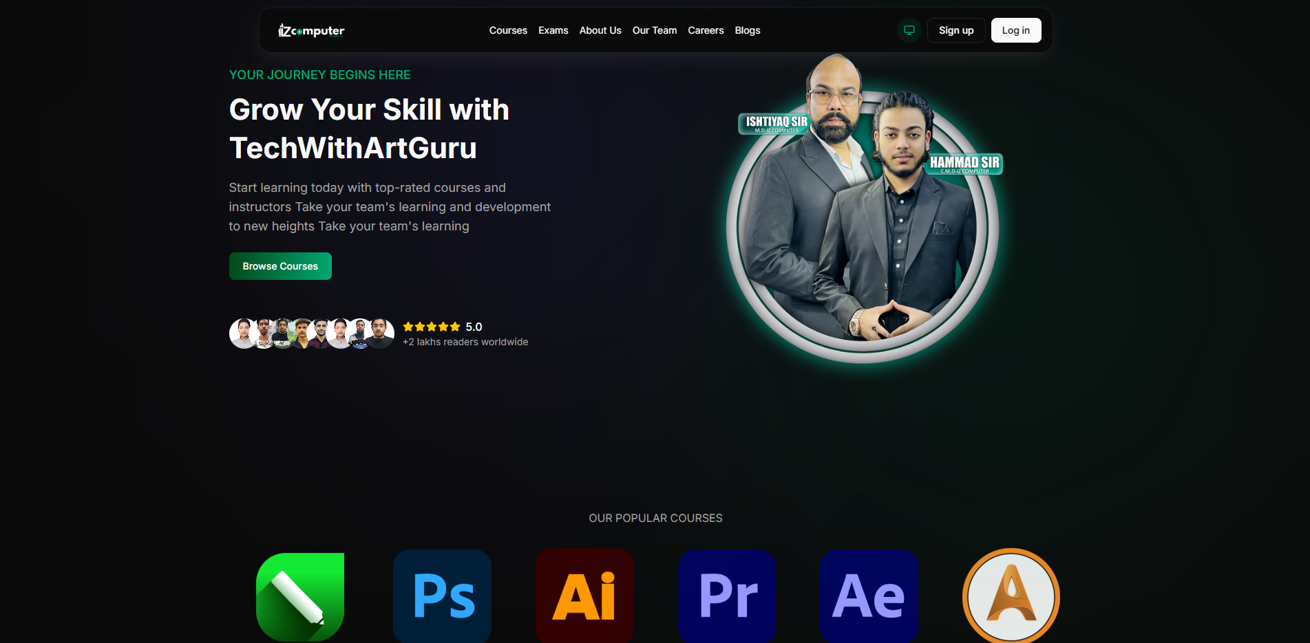 IZ Computer Academy – Online Learning & Training Platform